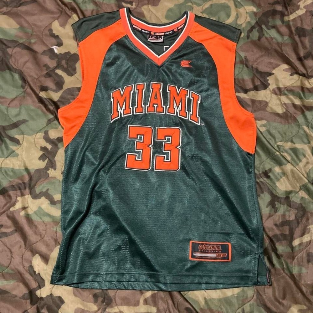 Colosseum University of Miami #33 basketball jersey vintage 00s‎ S/20